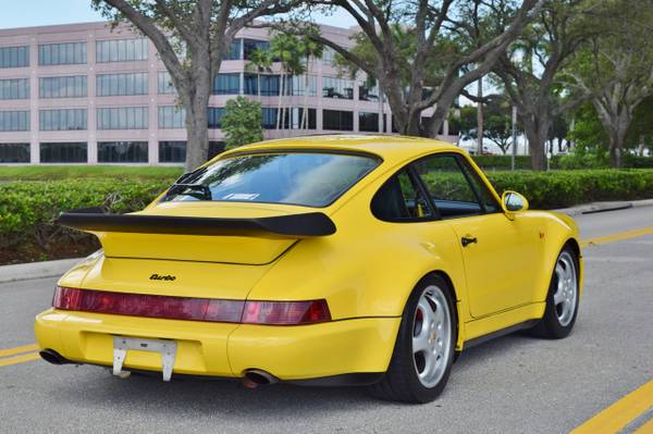 1991 Porsche 911 turbo 964-61k Miles PTS Ferrari Yellow-Engine... for sale in Miami, NY – photo 7