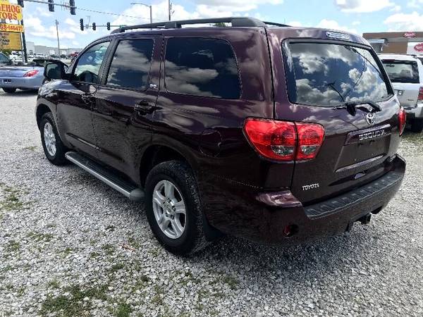 2008 Toyota Sequoia SR5 5.7L 2WD suv Maroon - cars & trucks - by... for sale in Springdale, MO – photo 8