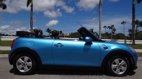2018 *MINI* *Cooper Convertible* Electric Blue Metallic - cars &... for sale in West Palm Beach, FL – photo 2