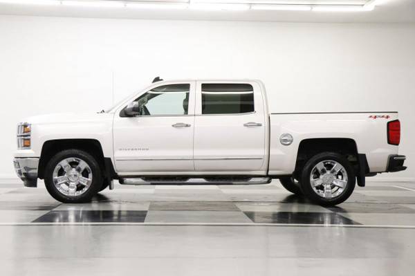 HEATED COOLED LEATHER! 2015 Chevrolet Silverado 1500 4X4 Crew White... for sale in Clinton, MO – photo 12