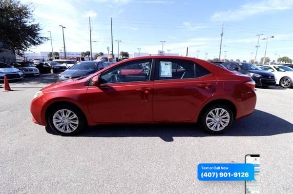 2015 Toyota Corolla LE CVT - - by dealer - vehicle for sale in Orlando, FL – photo 2