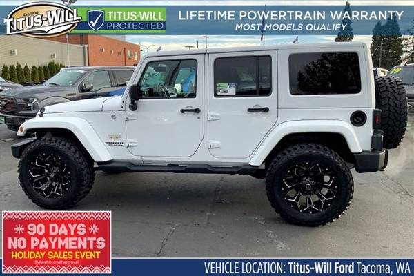 2013 Jeep Wrangler Unlimited 4x4 4WD SUV Sahara Convertible - cars &... for sale in Tacoma, WA – photo 3