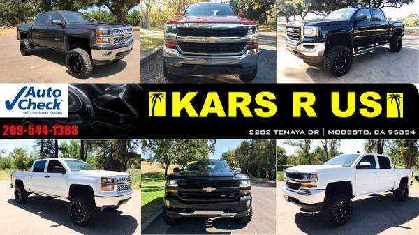 2018 GMC SIERRA 1500 CREW CAB * LIFTED * 4X4 * LOW MILES * B@D @SS !! for sale in Modesto, CA – photo 13