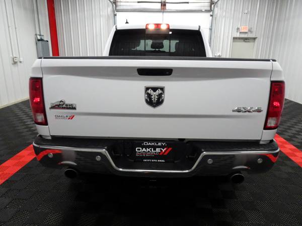 2018 RAM 1500 Big Horn 4WD Quad Cab pickup White - cars & trucks -... for sale in Branson West, MO – photo 4