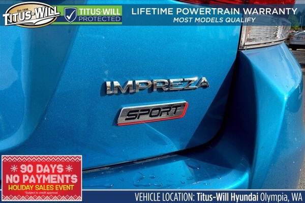 2018 Subaru Impreza AWD All Wheel Drive Sport Hatchback - cars &... for sale in Olympia, WA – photo 7