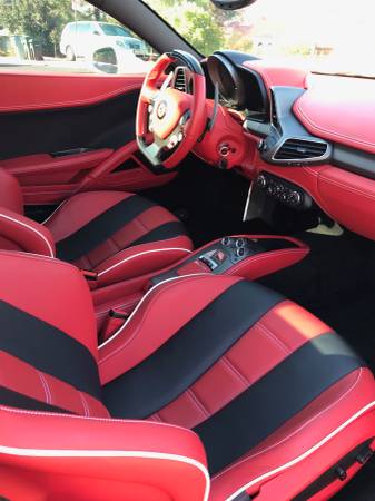 2014 Ferrari 458 Italia White/Red Perfect Condition ! 4300 Miles -... for sale in Los Gatos, CA – photo 11