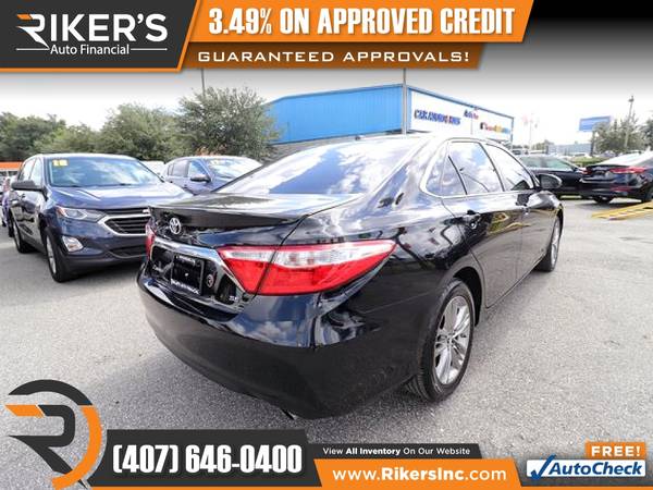 $145/mo - 2015 Toyota Camry SE - 100 Approved! - cars & trucks - by... for sale in Kissimmee, FL – photo 10