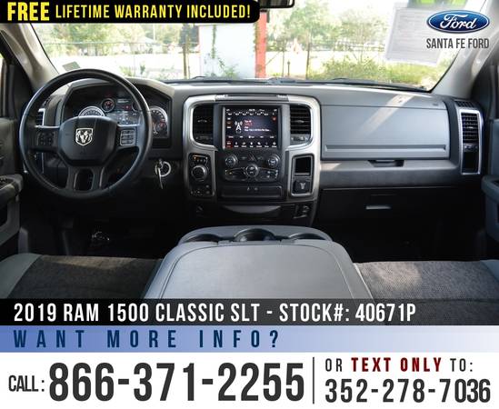 ‘19 Ram 1500 Classic SLT *** Homelink, Touchscreen, Bluetooth *** -... for sale in Alachua, FL – photo 13