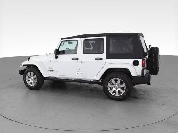 2015 Jeep Wrangler Unlimited Sahara Sport Utility 4D suv White - -... for sale in Chicago, IL – photo 6
