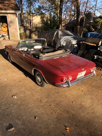 1964 Corvair Convertible 4-speed - cars & trucks - by owner -... for sale in Knoxville, TN – photo 19
