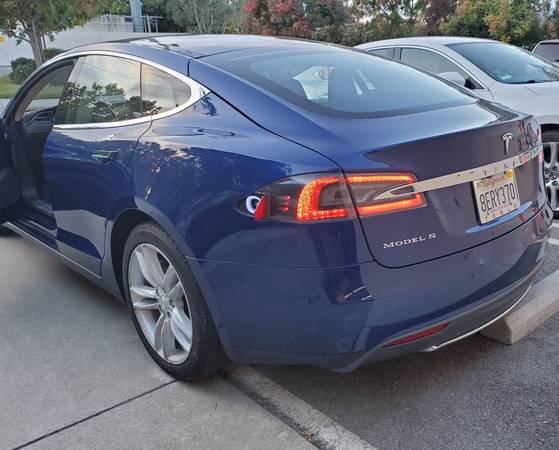 2015 Tesla Model S 70 RWD Blue Autopilot - cars & trucks - by owner... for sale in San Mateo, CA – photo 5