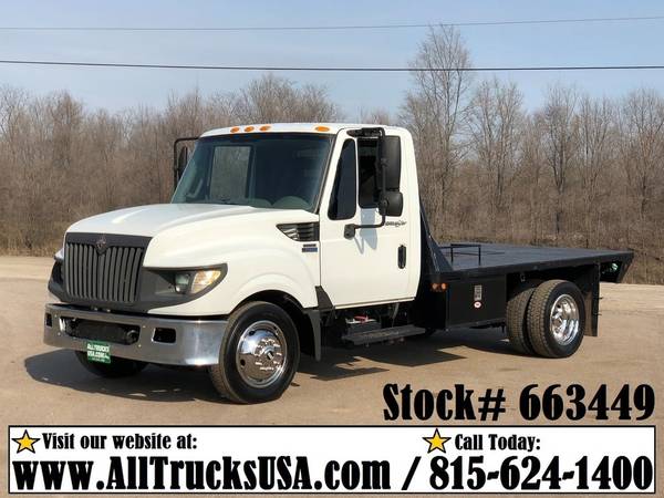 FLATBED & STAKE SIDE TRUCKS CAB AND CHASSIS DUMP TRUCK 4X4 Gas for sale in Lafayette, LA – photo 14