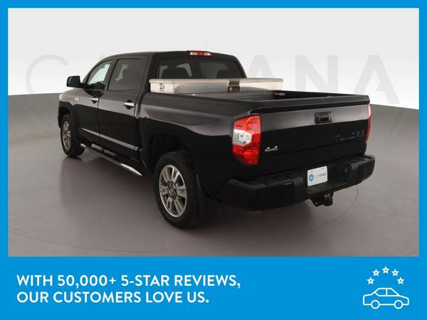 2014 Toyota Tundra CrewMax Platinum Pickup 4D 5 1/2 ft pickup Black for sale in Columbia, MO – photo 6
