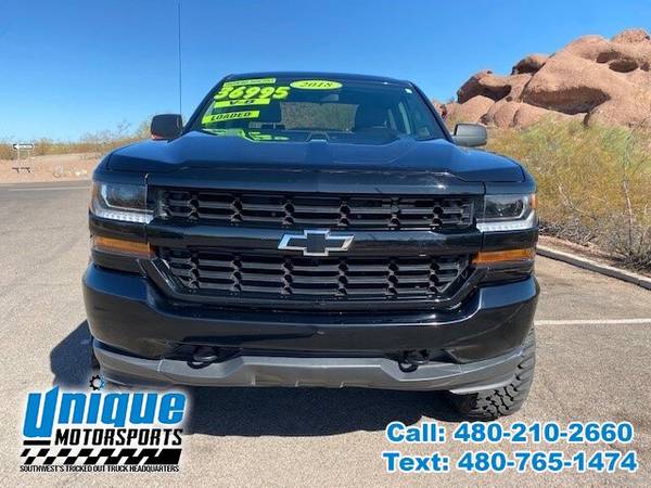 2018 CHEVROLET SILVERADO 1500 CUSTOM TRUCK ~ LIFTED ~ HOLIDAY SPECIA... for sale in Tempe, NM – photo 2
