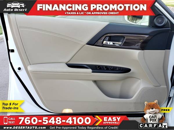 2017 Honda *Accord* Only $271/mo! Easy Financing! - cars & trucks -... for sale in Palm Desert , CA – photo 9