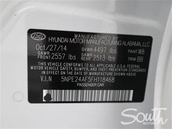 2015 Hyundai Sonata sedan SE - White for sale in Palmetto Bay, FL – photo 21