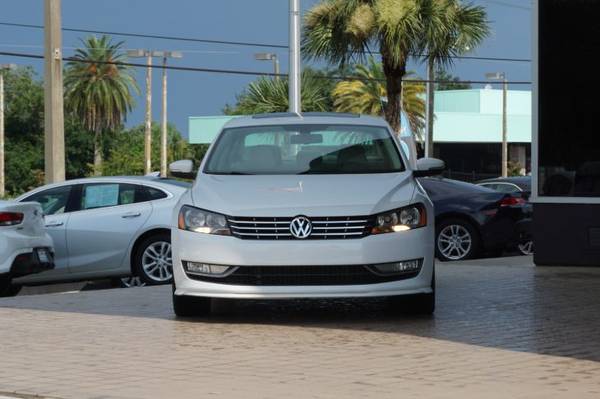 2015 VW Volkswagen Passat 3.6L V6 SEL Premium sedan Candy White for sale in New Smyrna Beach, FL – photo 2