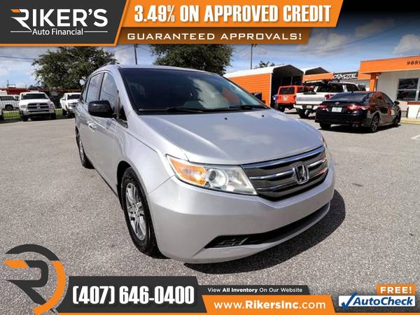$132/mo - 2012 Honda Odyssey EX-L Passenger Van - 100 Approved! -... for sale in Kissimmee, FL – photo 6