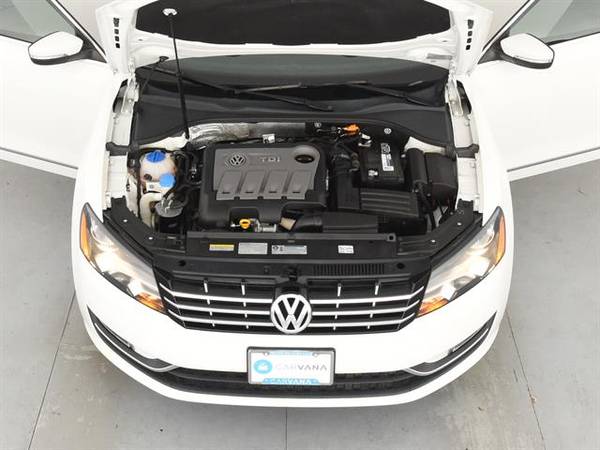 2014 VW Volkswagen Passat TDI SEL Premium Sedan 4D sedan WHITE - for sale in Lexington, KY – photo 4
