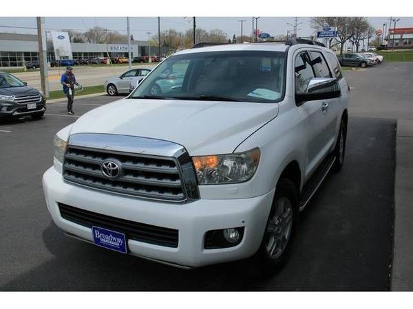 2008 Toyota Sequoia SUV Limited - Toyota White - - by for sale in Green Bay, WI – photo 8