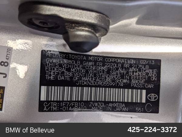 2013 Toyota Prius Two SKU:D5599174 Hatchback - cars & trucks - by... for sale in Bellevue, WA – photo 20