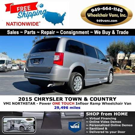 2015 Chrysler Town & Country Touring Wheelchair Van VMI Northstar for sale in Laguna Hills, CA – photo 7