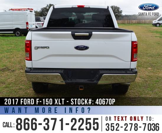 2017 Ford F150 XLT Touchscreen - Ecoboost - Camera - cars & for sale in Alachua, GA – photo 6