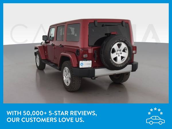 2012 Jeep Wrangler Unlimited Sahara Sport Utility 4D suv Red for sale in Cleveland, OH – photo 6