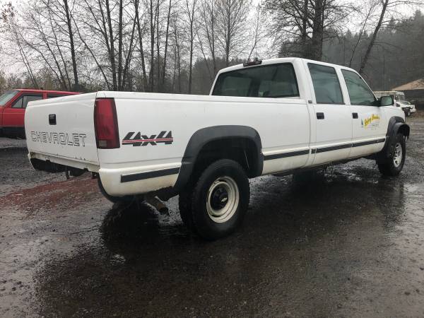 1996 Chevy 3500 Crew Cab Long bed - cars & trucks - by owner -... for sale in Lyons, OR – photo 5