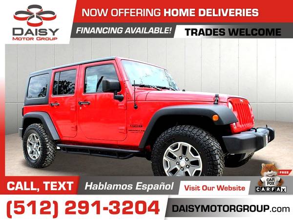 2014 Jeep Wrangler Unlimited 4WDSport 4 WDSport 4-WDSport for only for sale in Round Rock, TX – photo 4
