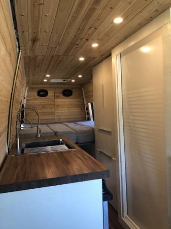 Full Sprinter Van Conversion - bed, shower, toilet for sale in Austin, TX – photo 2