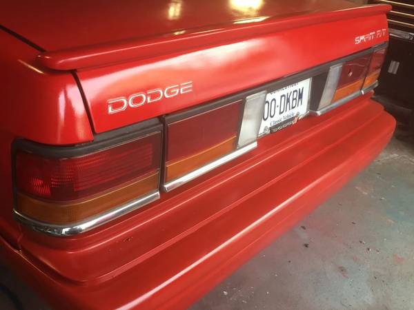 1991 DODGE SPIRIT R/T DOHC 16 VALVE 2.2 TURBOCHARGED & INTERCOOLED -... for sale in Stratford, NY – photo 2