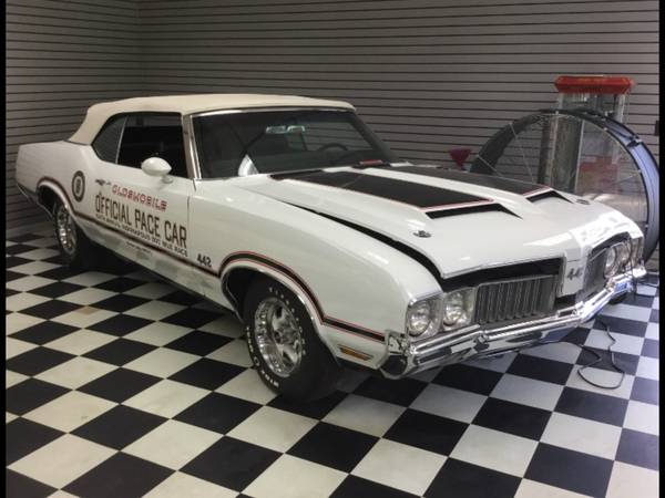 1970 OLDSMOBILE 442 CONVERTIBLE INDY PACE CAR, Y74, RARE - cars & for sale in Madison, WI