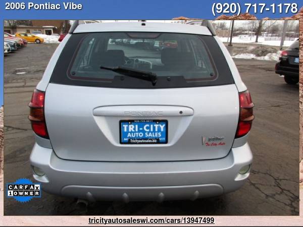 2006 PONTIAC VIBE BASE 4DR WAGON Family owned since 1971 - cars & for sale in MENASHA, WI – photo 4