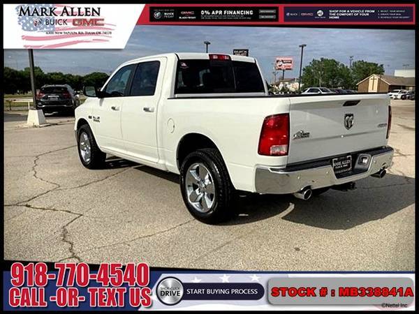 2016 RAM 1500 4WD Crew Cab 5 7 Ft Box Big Horn TRUCK - LOW DOWN! for sale in Tulsa, OK – photo 3
