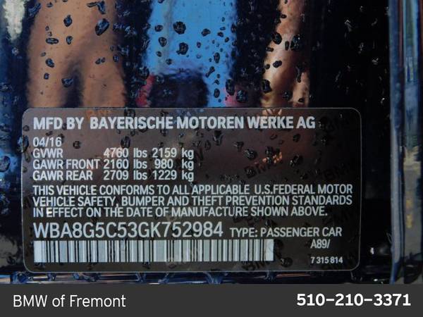 2016 BMW 3 Series 328i xDrive AWD All Wheel Drive SKU:GK752984 for sale in Fremont, CA – photo 24