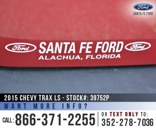 *** 2015 Chevy Trax LS SUV *** Touchscreen - Camera - Bluetooth for sale in Alachua, GA – photo 10