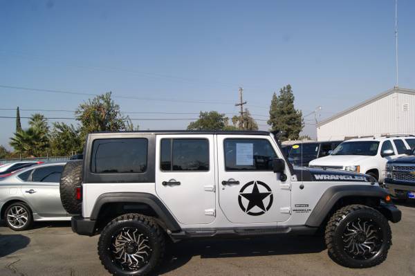 2012 Jeep Wrangler Unlimited 4WD 4dr Sport Custom - cars & trucks -... for sale in Fresno, CA – photo 4