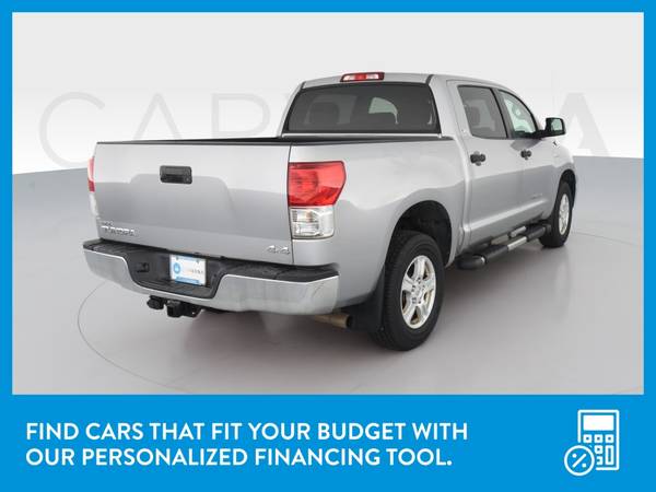 2012 Toyota Tundra CrewMax Pickup 4D 5 1/2 ft pickup Silver for sale in Cleveland, OK – photo 8
