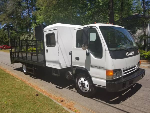 2001 Isuzu NPR Crew Cab Landscape Truck for sale in Roswell, GA