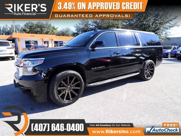 $444/mo - 2016 Chevrolet Suburban LT - 100 Approved! - cars & trucks... for sale in Kissimmee, FL – photo 3