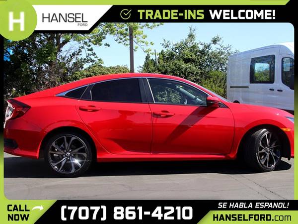2020 Honda Civic Sport FOR ONLY 469/mo! - - by dealer for sale in Santa Rosa, CA – photo 6