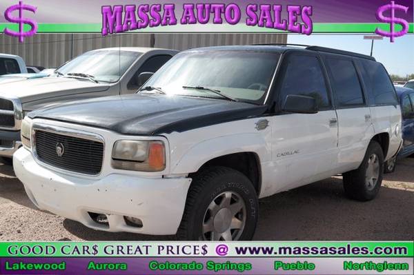 2000 Cadillac Escalade - cars & trucks - by dealer - vehicle... for sale in Pueblo, CO