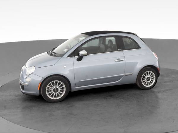 2013 FIAT 500 500c Lounge Cabrio Convertible 2D Convertible Blue - -... for sale in Charlotte, NC – photo 4