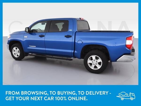 2017 Toyota Tundra CrewMax SR5 Pickup 4D 5 1/2 ft pickup Blue for sale in Appleton, WI – photo 5