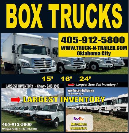 2017 HINO 268 26' Cargo Box, Auto, Diesel, 94K Miles, Tuck Away Lift... for sale in Oklahoma City, TN – photo 19