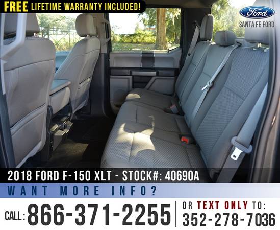2018 FORD F150 XLT 4WD *** Brush Guard, Bluetooth, Cruise Control... for sale in Alachua, FL – photo 17