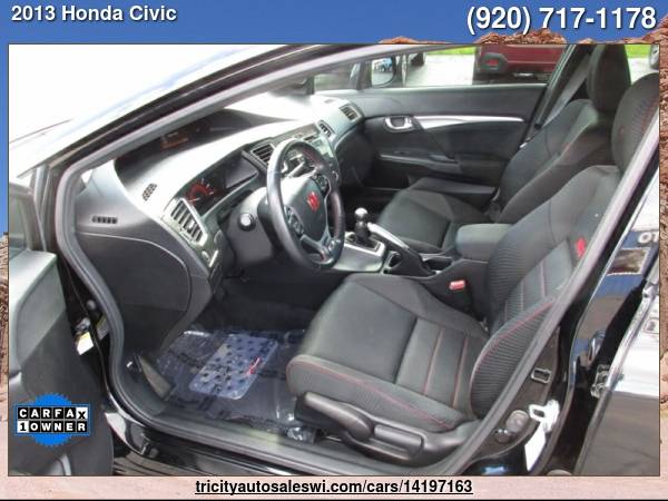 2013 HONDA CIVIC SI 4DR SEDAN Family owned since 1971 - cars & for sale in MENASHA, WI – photo 10