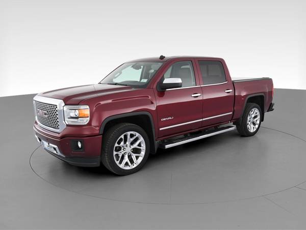 2014 GMC Sierra 1500 Crew Cab Denali Pickup 4D 5 3/4 ft pickup Red -... for sale in Fresh Meadows, NY – photo 3