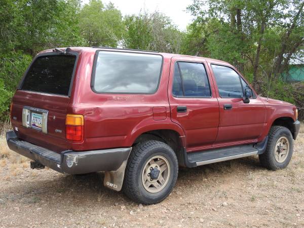 1991 Toyota 4 Runner SR5 4x4 New 22RE engine - cars & trucks - by... for sale in Cottonwood, AZ – photo 4